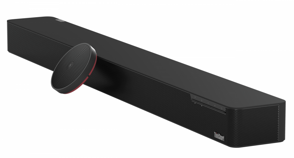 Die Premium Soundbar von Lenovo wurde eigens für Videokonferenzen entwickelt