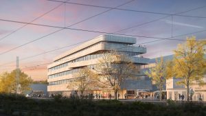 Neuer Hauptsitz in Hattersheim, Entwurf Schneider + Schumacher Architekten