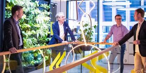 Smart Office Partnerschaft Thing-It Besuch Bei Bene Tobias Enders IoT Anbieter Deutschland Frankfurt